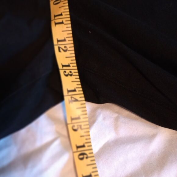 Wonderly Women's Plus Size Wide Leg Cropped Black Jeans 18W NWT Raw Hem - Picture 11 of 11